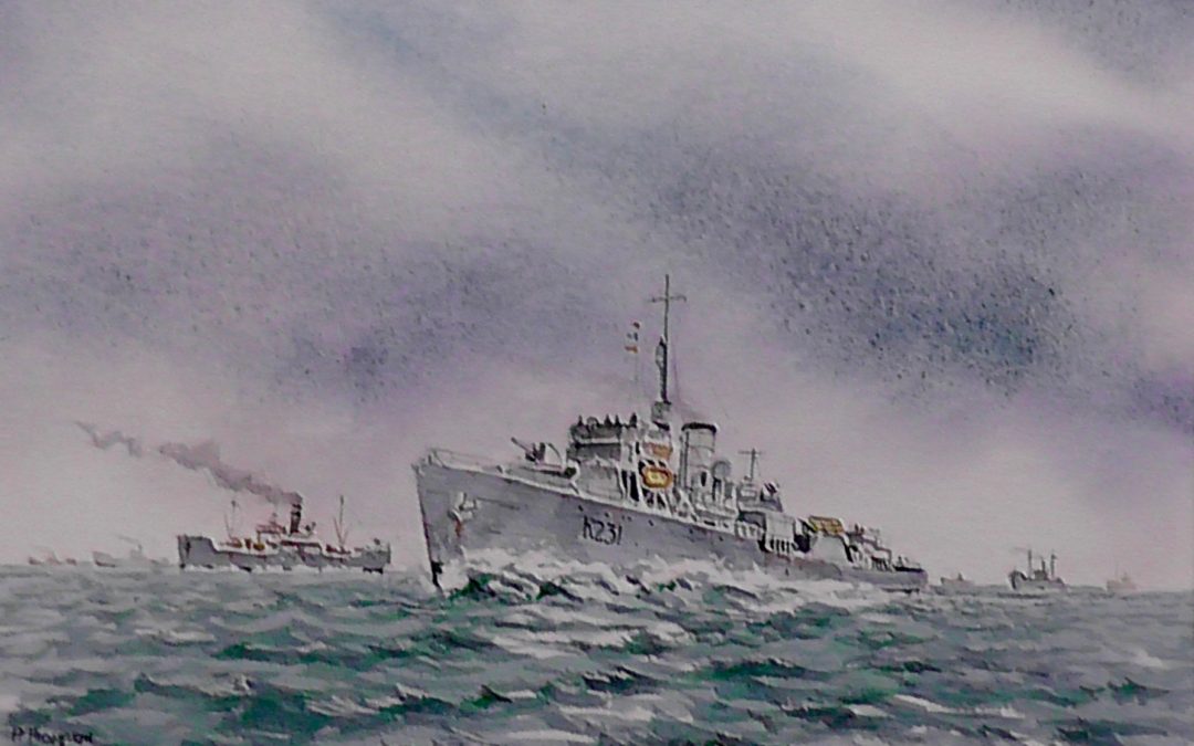 Signal. Make less smoke. HMCS CALGARY.K231